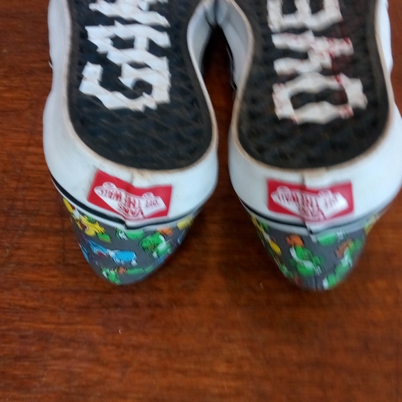 Vans Nintendo Yoshi Pewter Slip On Shoes - Picture 3 of 8